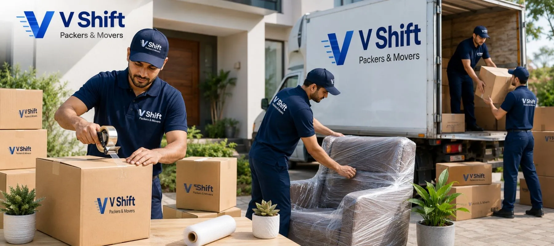 V Shift Packers & Movers Team in Badlapur